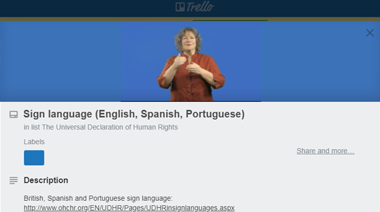 udhr sign language