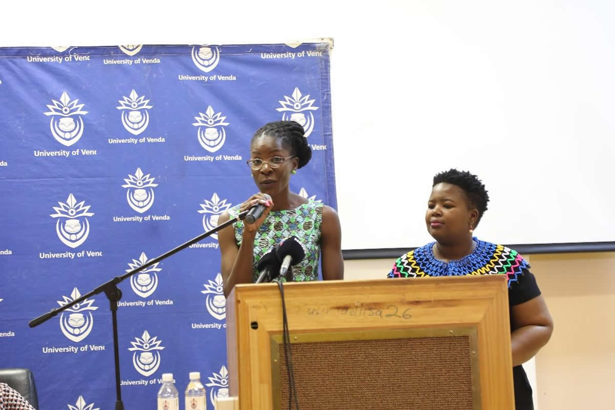 Dr Emma Lubaale (Left) and Ms Zama Mopai (right)