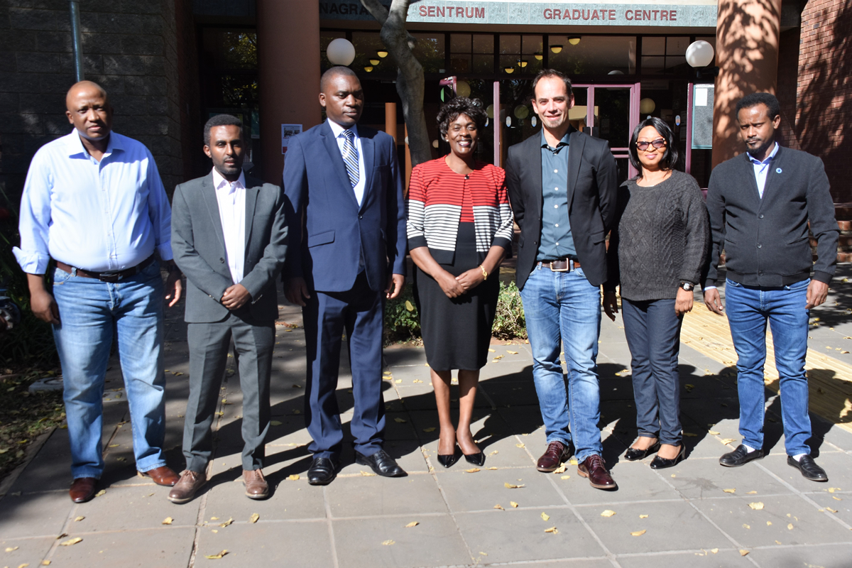 Justice Moroke Alexis Mokhesi (Lesotho), Justice  Girma Dechasa (Ethiopia), Honourable Chana Mhembe (Tanzania), Justice Antonia Guvava (Zimbabwe), Prof Malcolm Langford, Justice Joan Eyi King (Ghana) and Justice Senbeta Abdeta Negasa (Ethiopia)