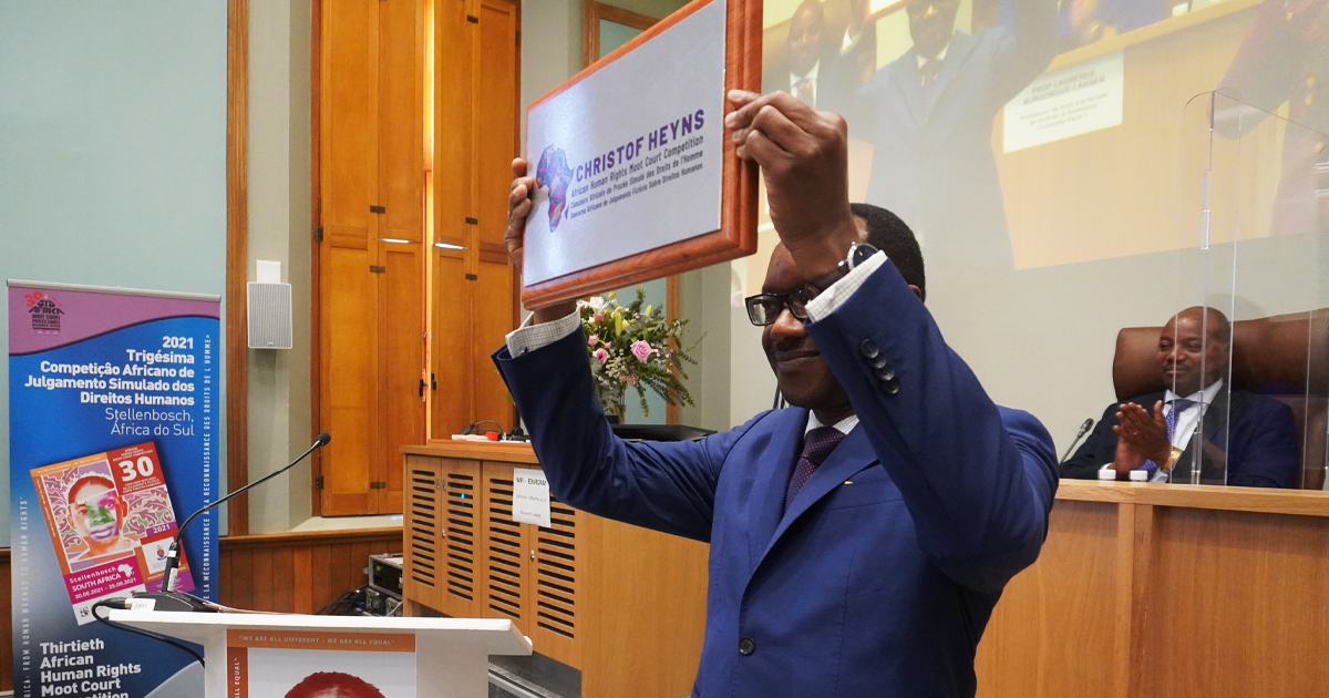Celebrating 30 years milestone in Stellenbosch, African Moot renamed to honour legacy of Christof Heyns 