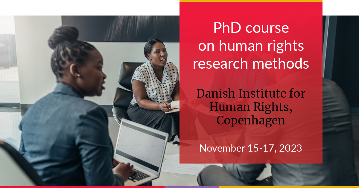 PhD course: Human rights research methods