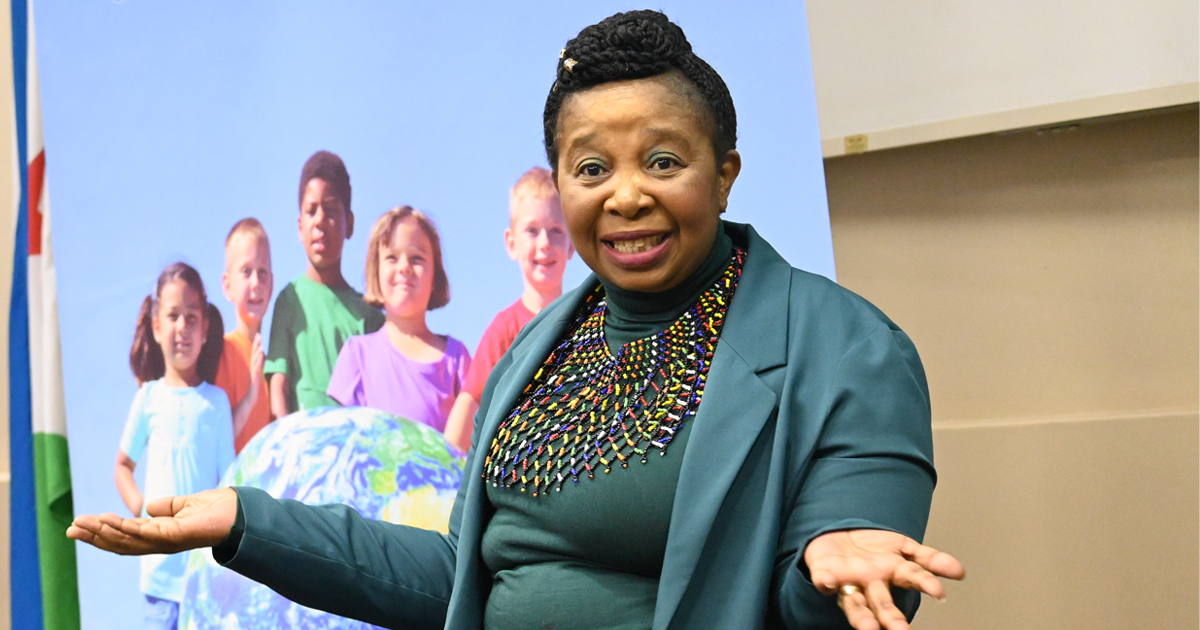 Participants from Child-led conference on children’s mental health is schools in Africa