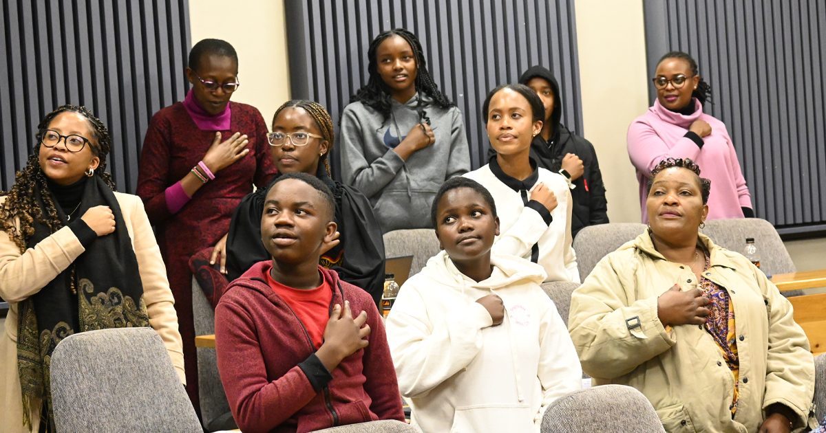 Participants from Child-led conference on children’s mental health is schools in Africa