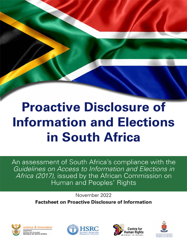 PDI and Elections in SA