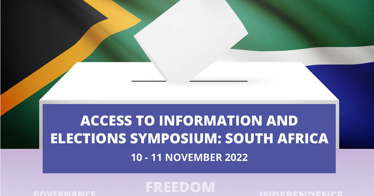 access to information and elections symposium