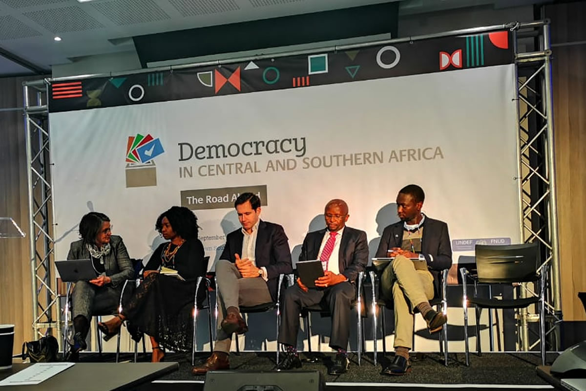 Hlengiwe Dube, also from the Centre’s DTDR Unit participated in the panel on digital governance in Africa. 