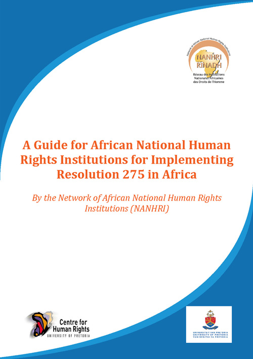 NANHRI Guide for NHRIs on Implementing Resolution 275 s