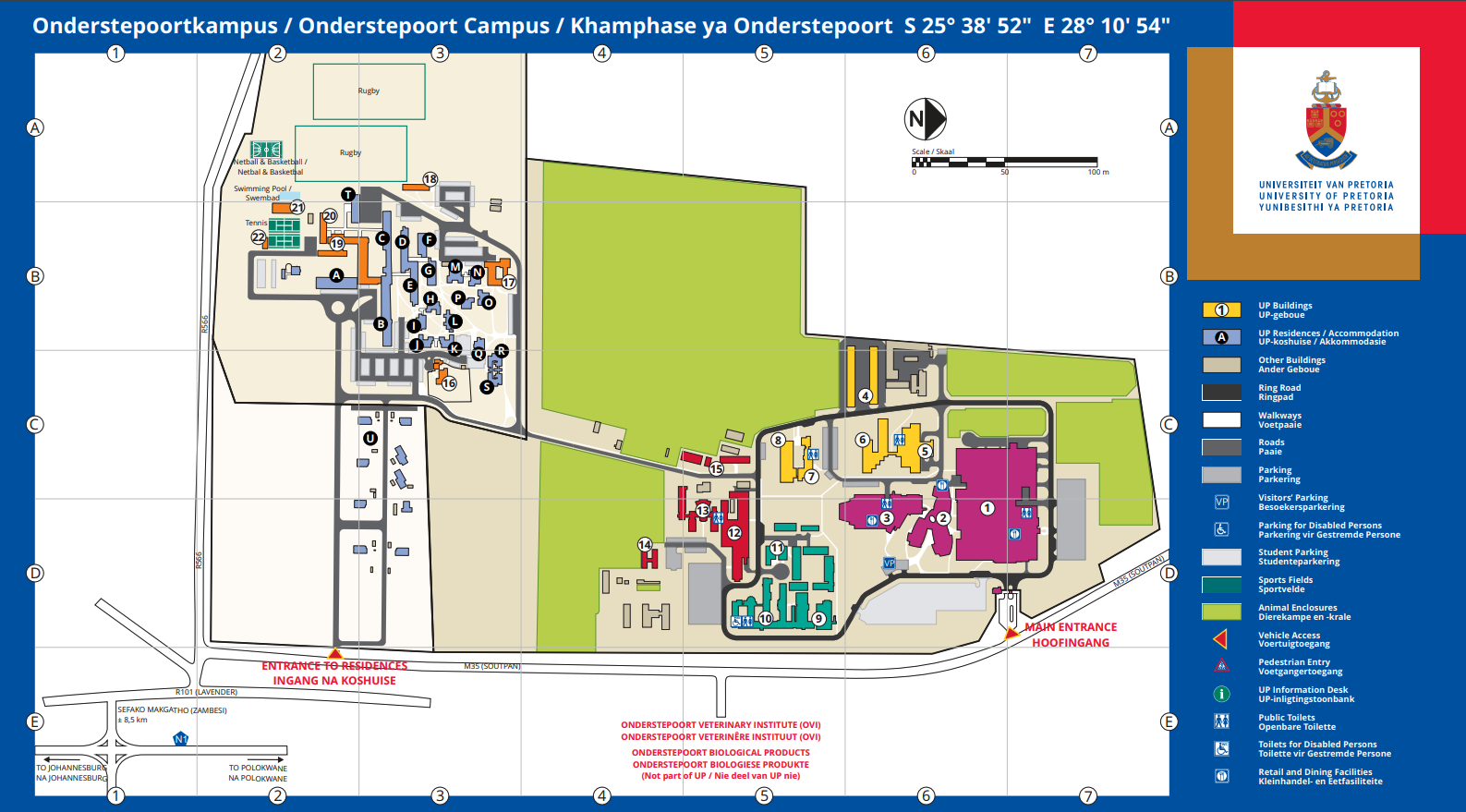 up campus map